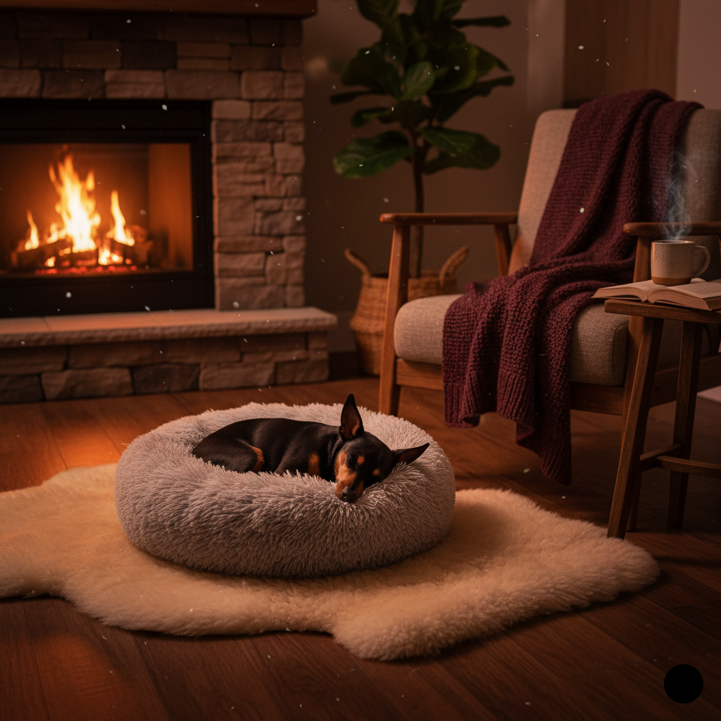 CAMA AFELPADA PARA MASCOTAS