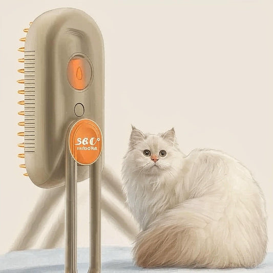 Peine de vapor para mascotas 3 en 1